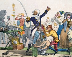 Fogfájás", karikatúra az "Album Comique de Pathologie"-ból, 1823